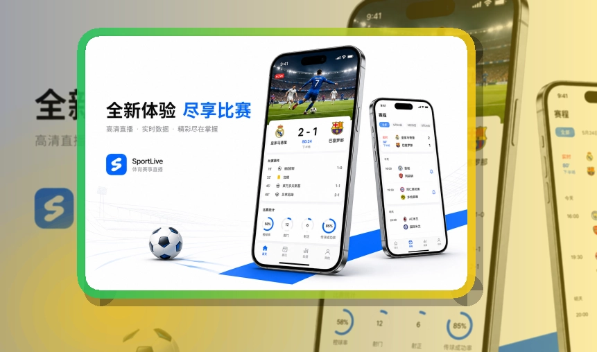 数字化体育服务 APP 展示